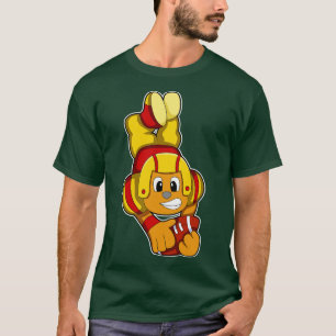 Bear at Sports with  Helmet T-Shirt