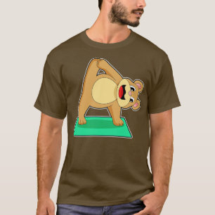 Bear At Yoga Fitness T-Shirt