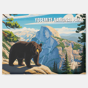 Bear at Yosemite National Park  Magnet