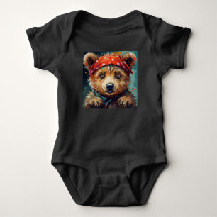 Bear  baby bodysuit