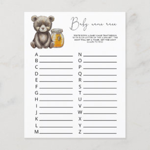Bear - Baby name race game
