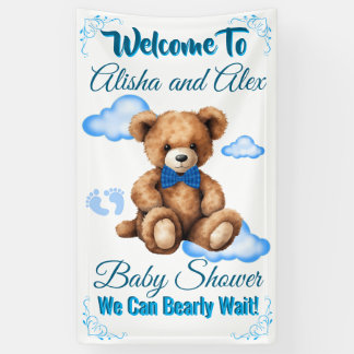 Bear Baby Shower Banner