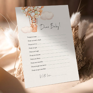 Bear Baby Shower Game - Dear Baby