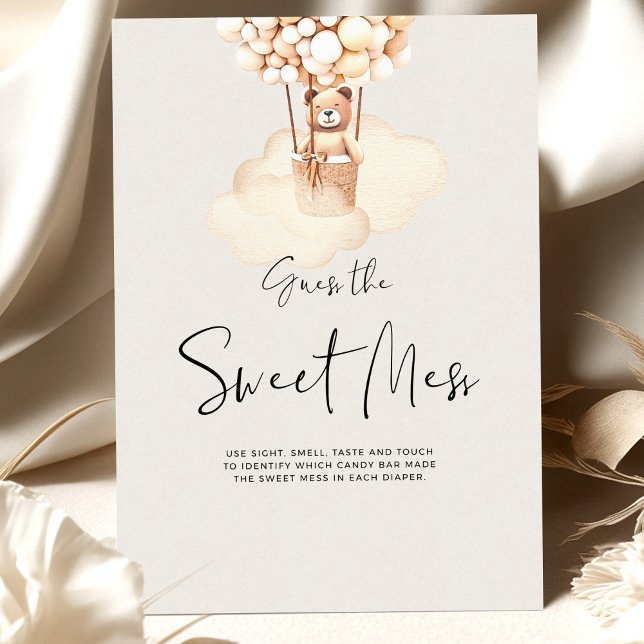 Bear Baby Shower Game Guess The Sweet Mess (Creator Uploaded)