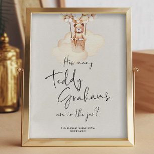 Bear Baby Shower Game How Many Teddy Grahams