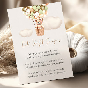 Bear Baby Shower Game - Late Night Diapers