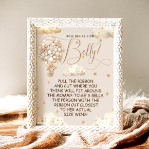 Bear Balloons How Big is Mummy's Belly Game Poster