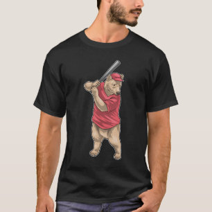 Bear Baseball Baseball bat T-Shirt