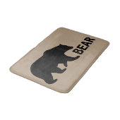 Bear bath mat (Angled)