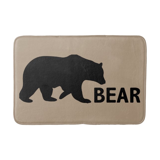 Bear bath mat (Front)