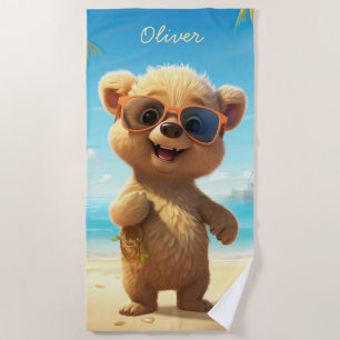 Bear Beach Kids Towels for Beach Days