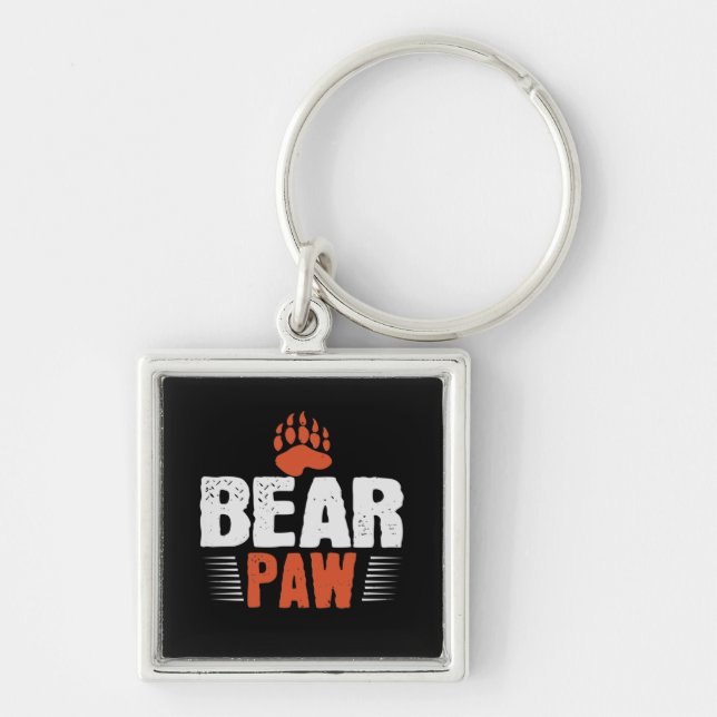 Bear - Bear Paw Key Ring (Front)