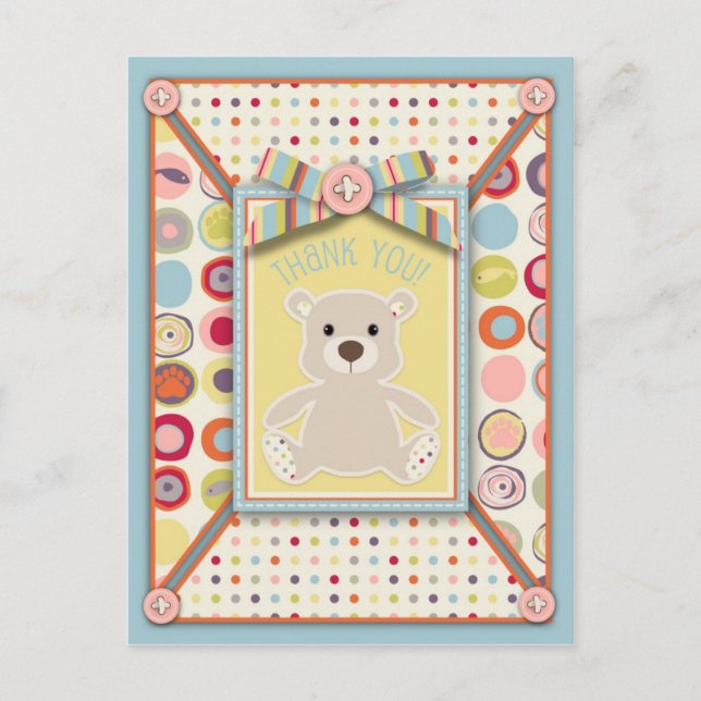 Bear Bear TY Postcard (Front)