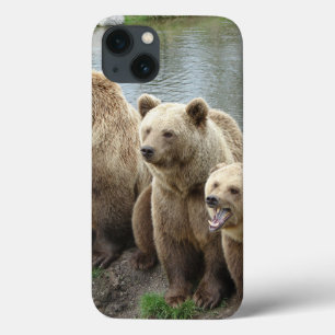 Bear bears animal custom personalise Anniversaries iPhone 13 Case