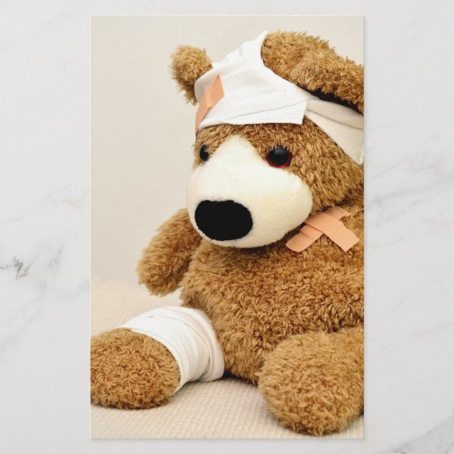 Bear bears animal custom personalise Anniversaries Flyer (Front)