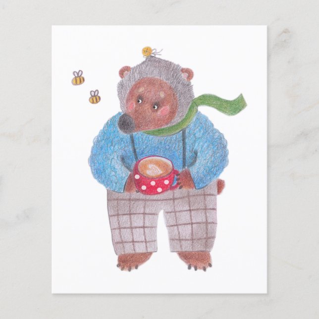Bear, bees and cappuccino (Front)