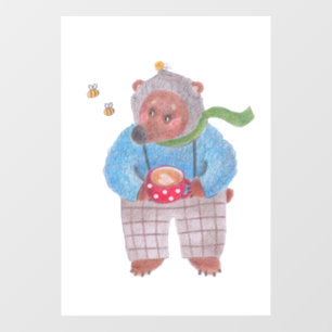 Bear, bees and cappuccino