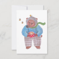 Bear, bees and cappuccino