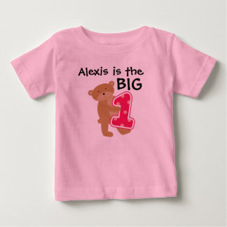 Bear Big One Customisable Birthday T-shirt