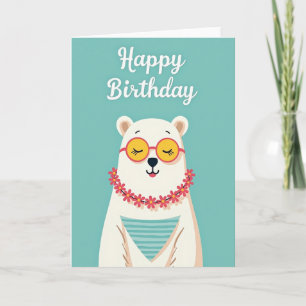 Bear Birthday Card