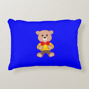 Bear Blue Decorative Cushion