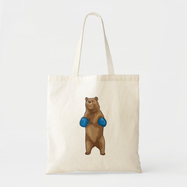 Bear Boxer Boxing gloves Tote Bag (Front)
