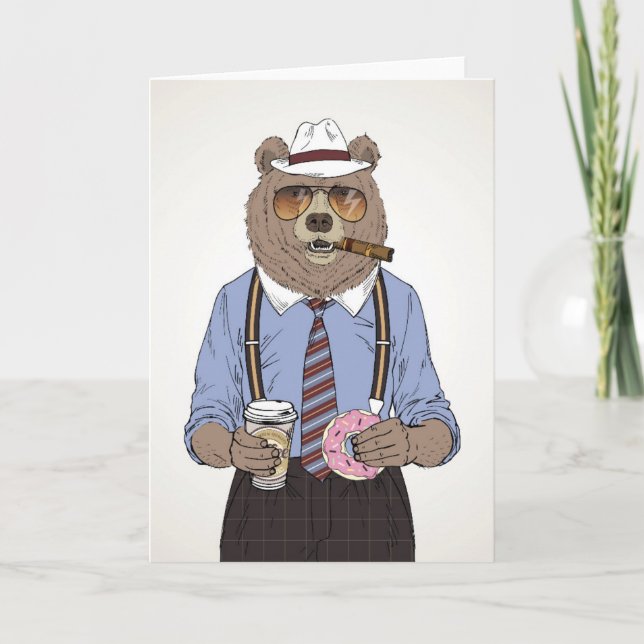 Bear Breakfast Card (Front)