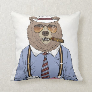 Bear Breakfast Cushion