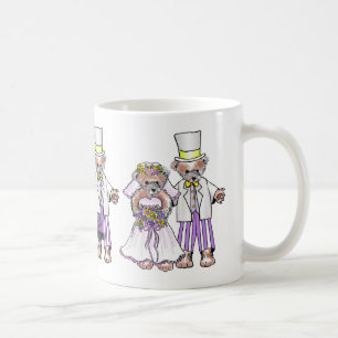 Bear Bride And Groom mugs
