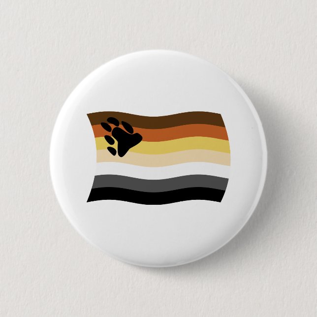 Bear Brotherhood Flag Button (Front)