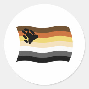 Bear Brotherhood Flag Sticker