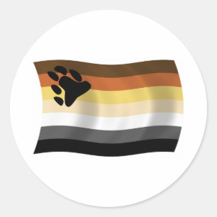Bear Brotherhood Flag Sticker