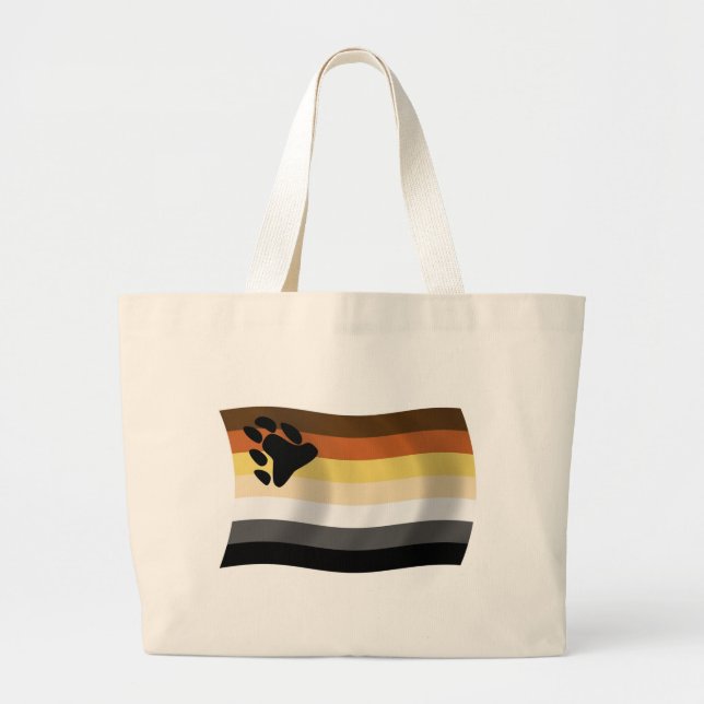 Bear Brotherhood Flag Tote Bag (Front)