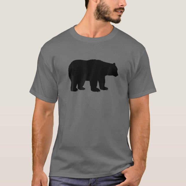 Bear - Brown Grizzly Cute Funny Animal Zoo Zoologi T-Shirt (Front)
