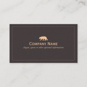 Bear Business Card