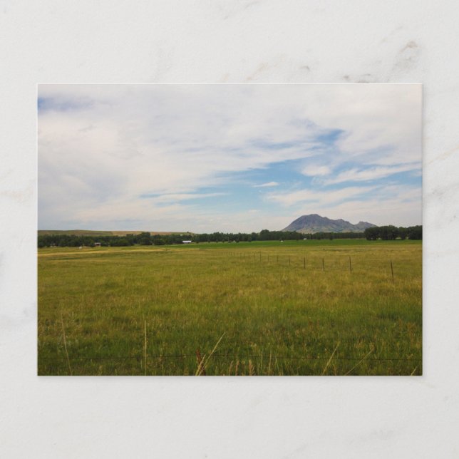 Bear Butte, South Dakota Postcard (Front)