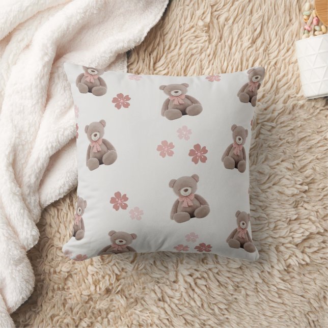 Bear Cartoon Cushion (Blanket)