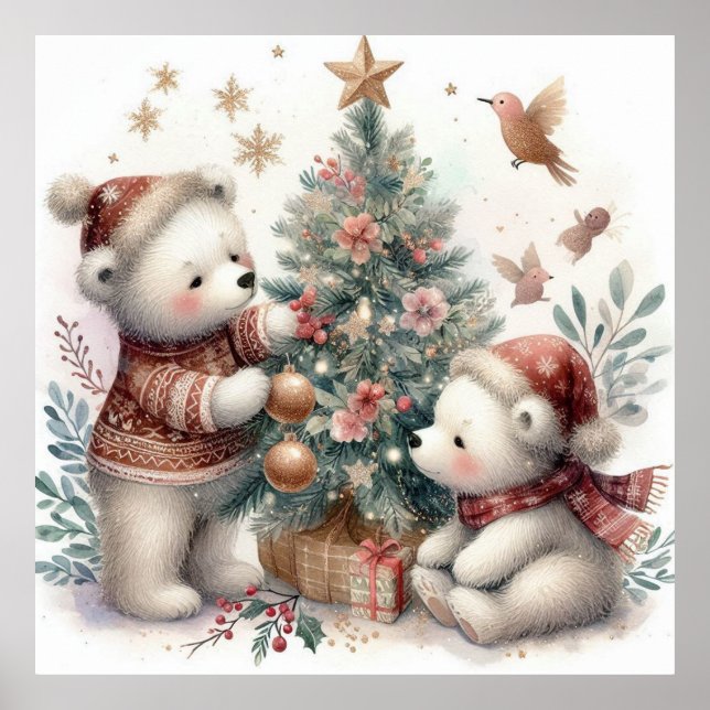 Bear Christmas 1 Poster (Front)