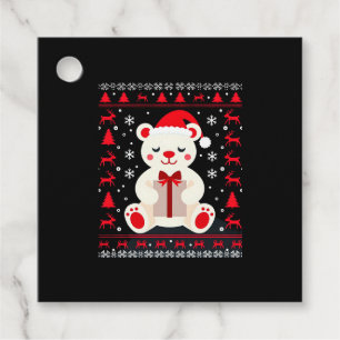 Bear Christmas Christmas (1) Favour Tags