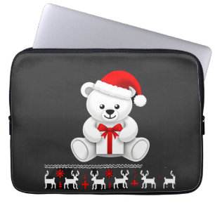 Bear Christmas Christmas (2) Laptop Sleeve
