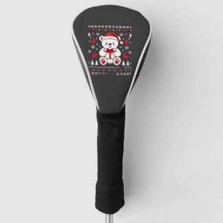 Bear Christmas Christmas (3) Golf Head Cover