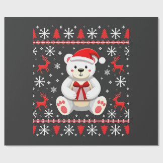 Bear Christmas Christmas Wrapping Paper
