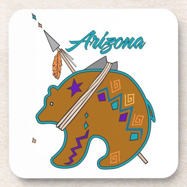 Bear Clan Arrow Coaster (Front)