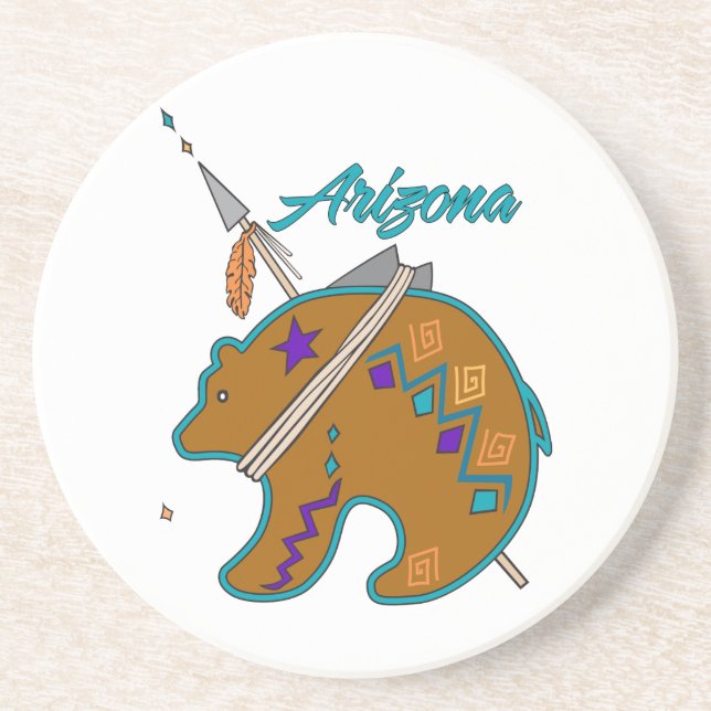 Bear Clan Arrow Coaster (Front)