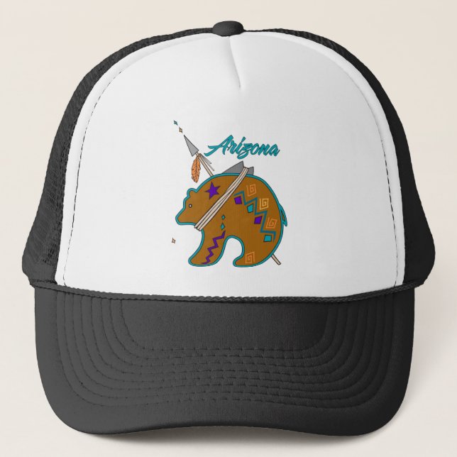 Bear Clan Arrow Trucker Hat (Front)