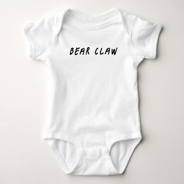 Bear Claw Baby Onsie Baby Bodysuit (Front)
