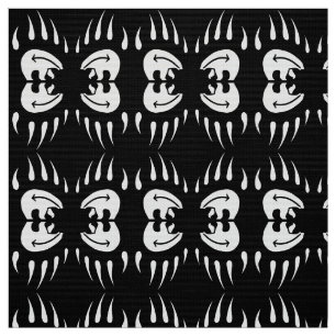 Bear Claw Fabric Tribal Bear Art Fabric