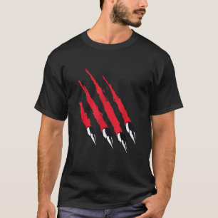 Bear Claw Monster Marks Halloween Costume Idea Gra T-Shirt