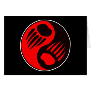 Bear Claw Yin Yang Black