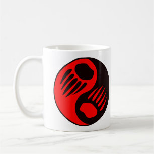 Bear Claw Yin Yang Coffee Mug